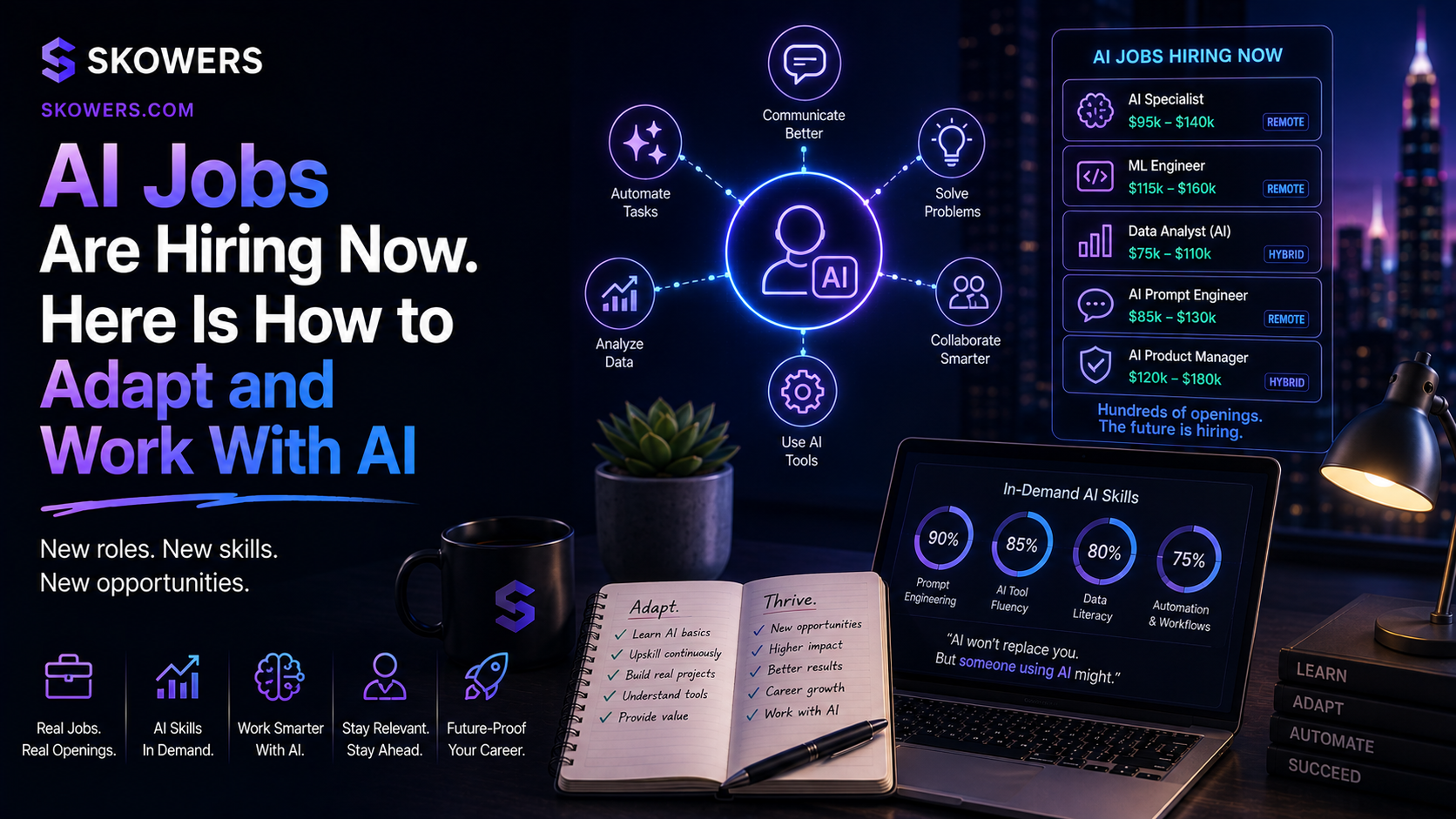 AI Jobs Are Hiring Now. Here Is How to Adapt and Work With AI