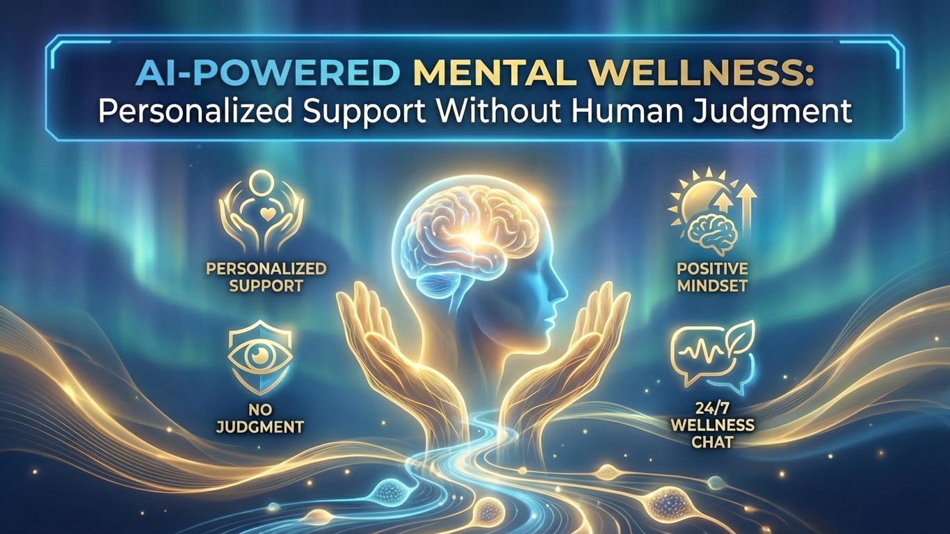 AI-Powered Mental Wellness: Personalized Support Without Human Judgment