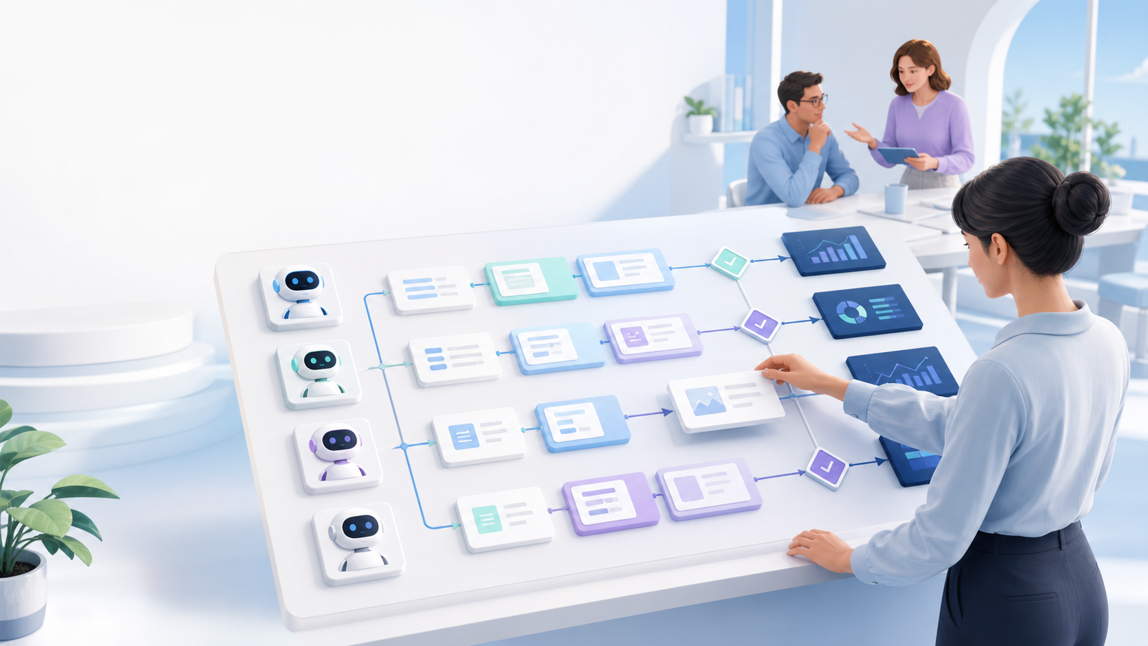 AI adaptation works best when people redesign the workflow around clear inputs, AI assistance, review points, and measurable outcomes.