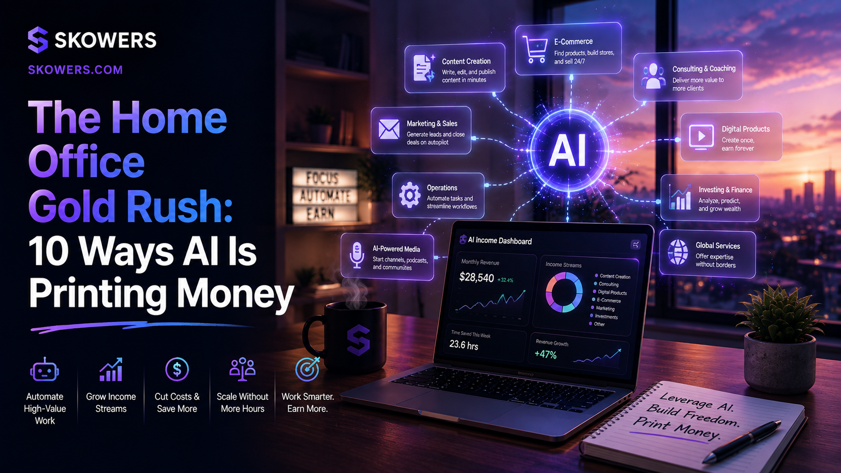 The Home Office Gold Rush: 10 Ways AI Is Printing Money