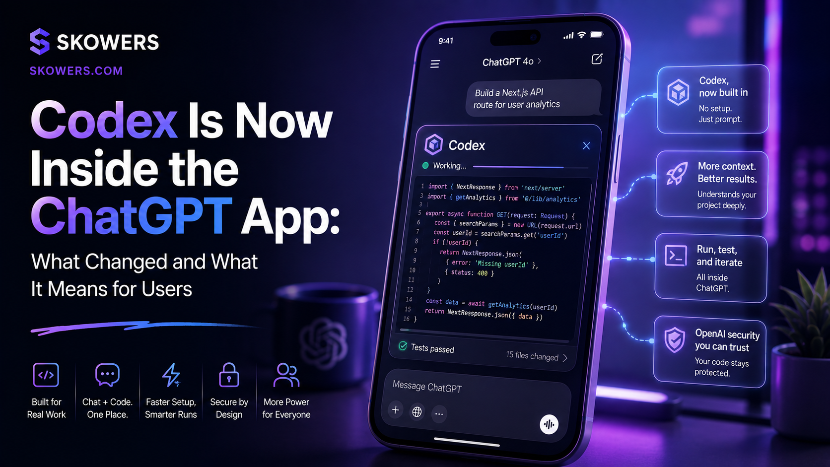 Codex Is Now Inside the ChatGPT App: What Changed and What It Means for Users. Alpha article cover image