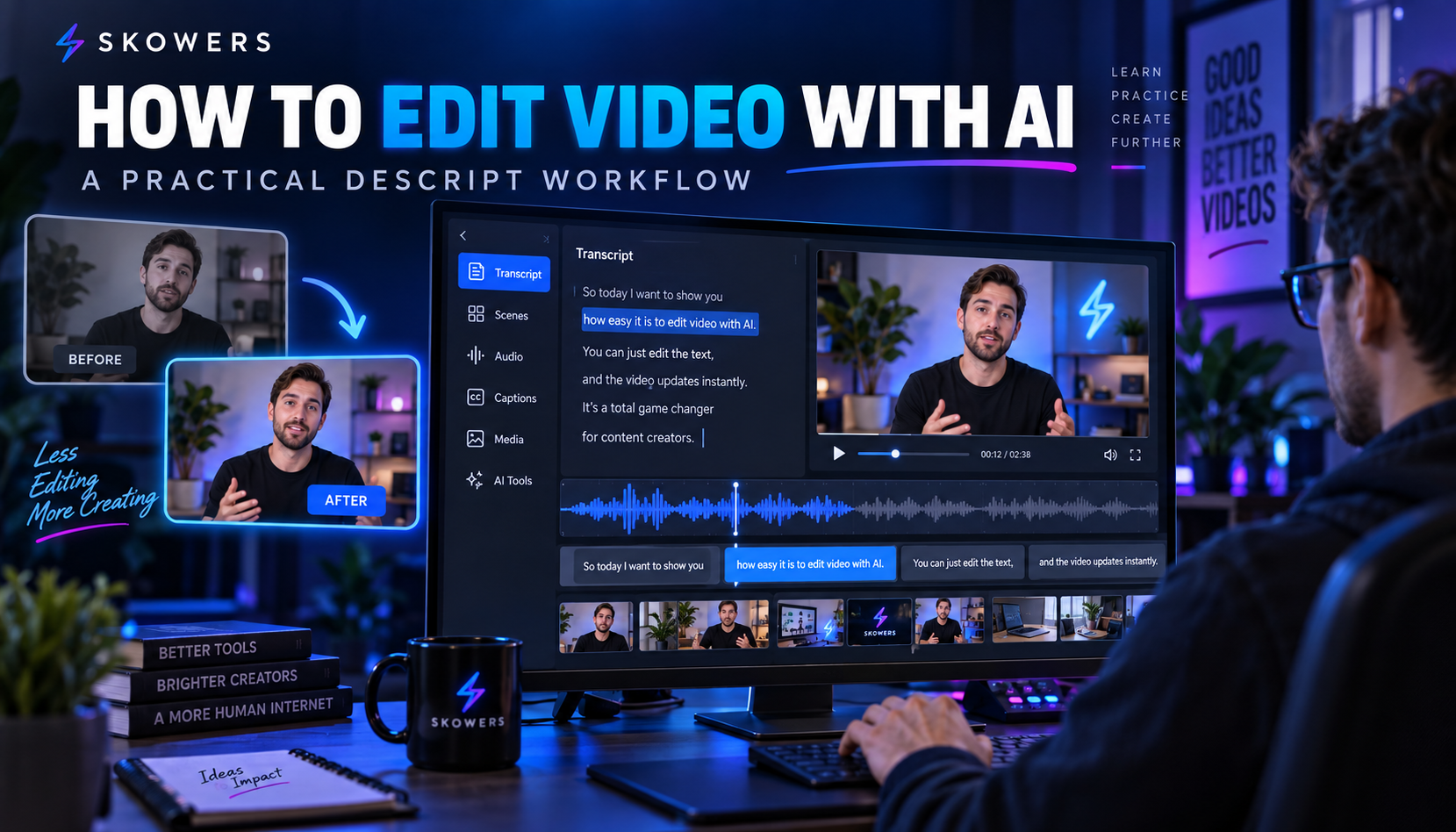 How to Edit Videos With AI Using Descript: A Beginner's Guide From Recording to Publish — Alpha article cover