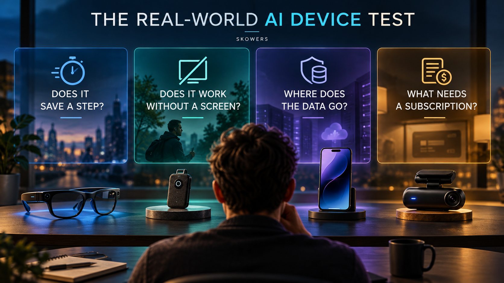 A practical AI device should save a step, work naturally away from a screen, explain where data goes, and justify any ongoing subscription.
