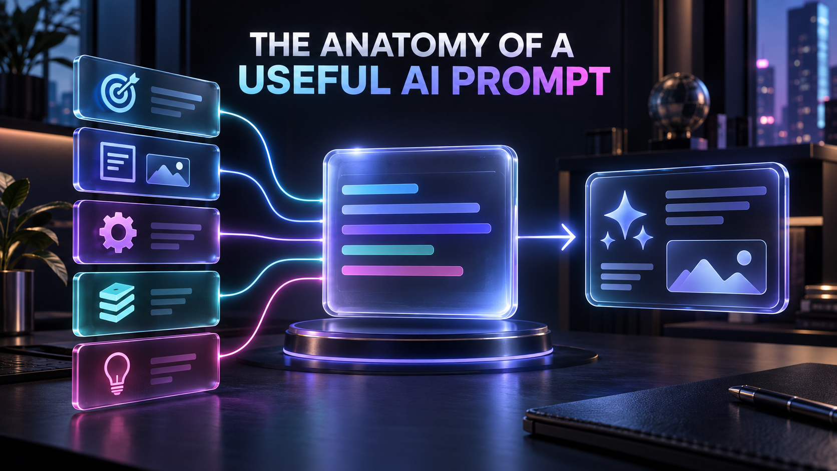 A useful prompt assembles the right instructions and source material into a result that is easier to trust, review, and use.